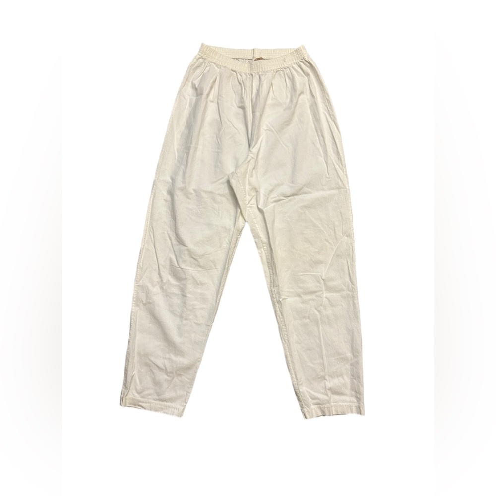 000 SCRBS: White scrub pants size L